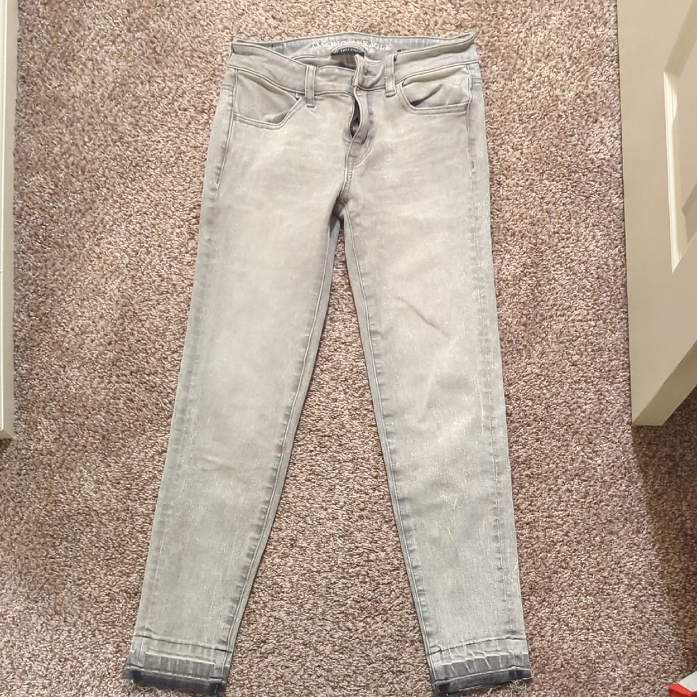 Women's Gray Jeans